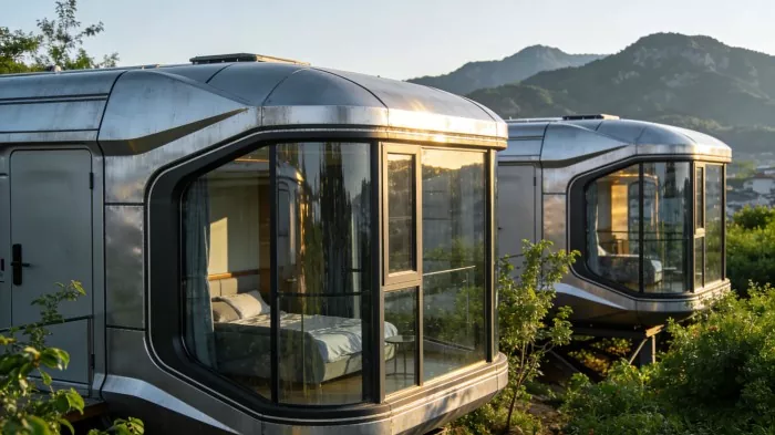Bakit Ang Prefabricated Space Capsule Home ang Pinakamahusay na Pagpipilian para sa Mga Panlabas na Campsite?