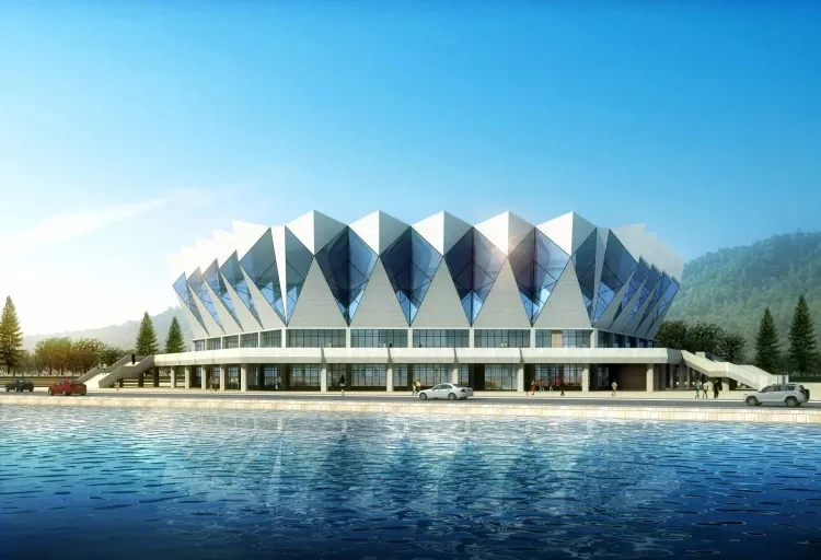 Dinisenyo na Hugis na Steel Construction Stadium
