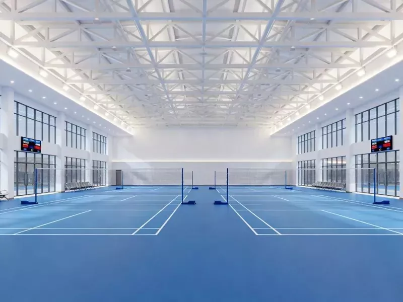 Panloob na Badminton Hall Steel Construction