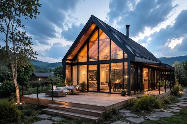 Banayad na Steel Structure Holiday House Construction