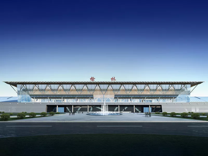 Prefabricated steel airport terminals