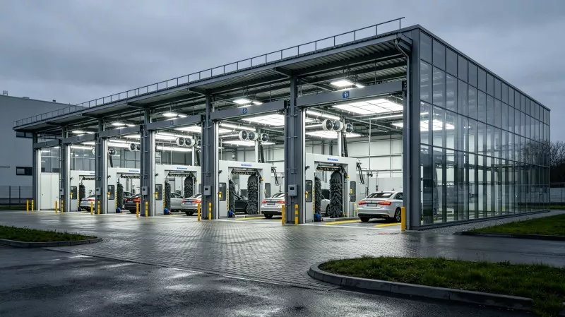 Konstruksyon ng Steel Frame Car Wash Center
