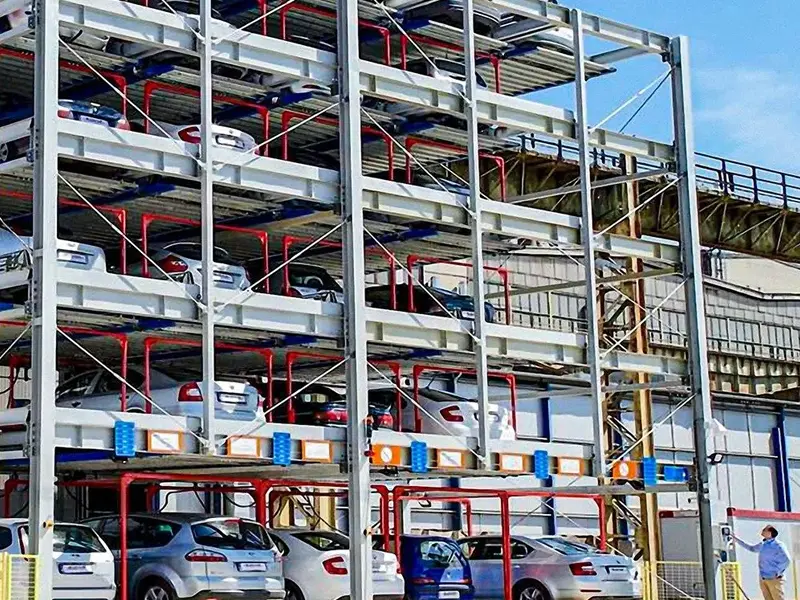 Steel Parking Charging Integrated Building