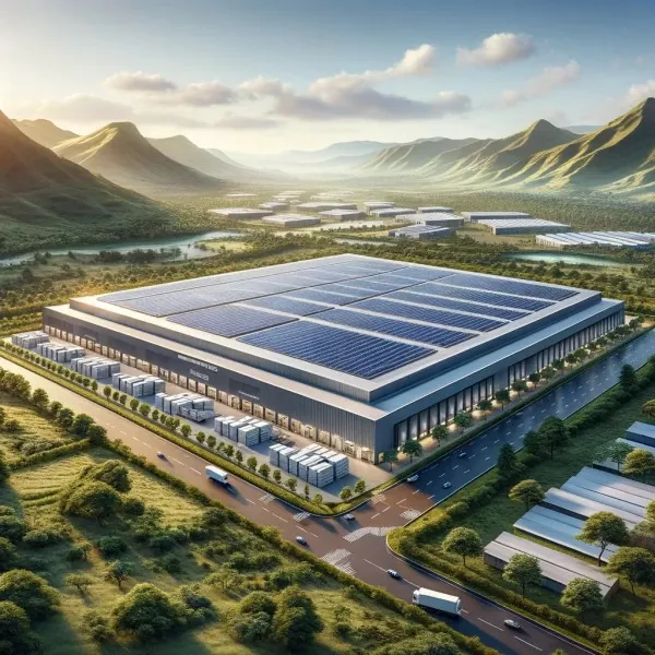 Steel Photovoltaic Integrated Warehouse