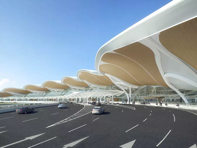 Steel Structure Building Airport Terminal