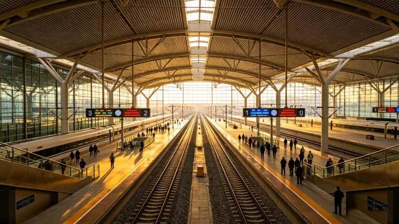 Steel Structured High Speed ​​Rail Hub Station