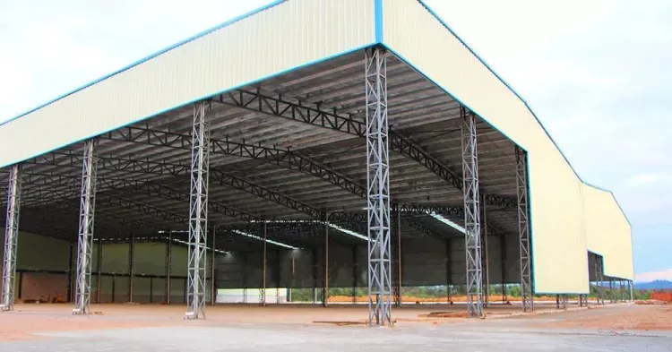 Warehouse ng Steel Truss